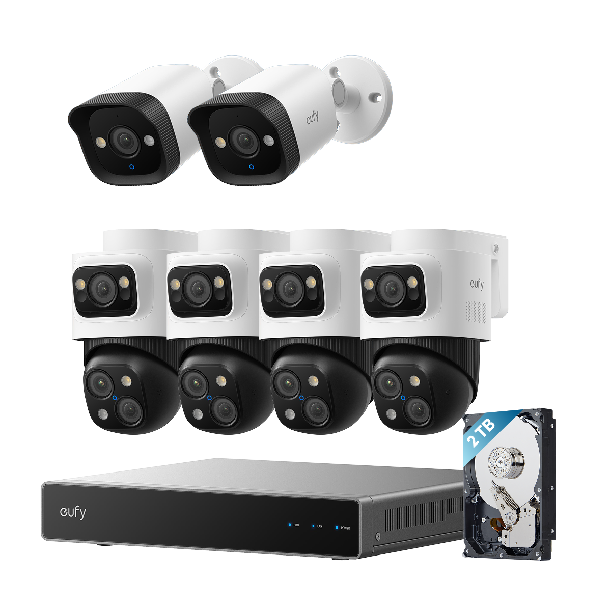 eufy-security-poe-nvr-s4-max-2-bullet-kameras-berwachungssystem-4k-ptz image 2