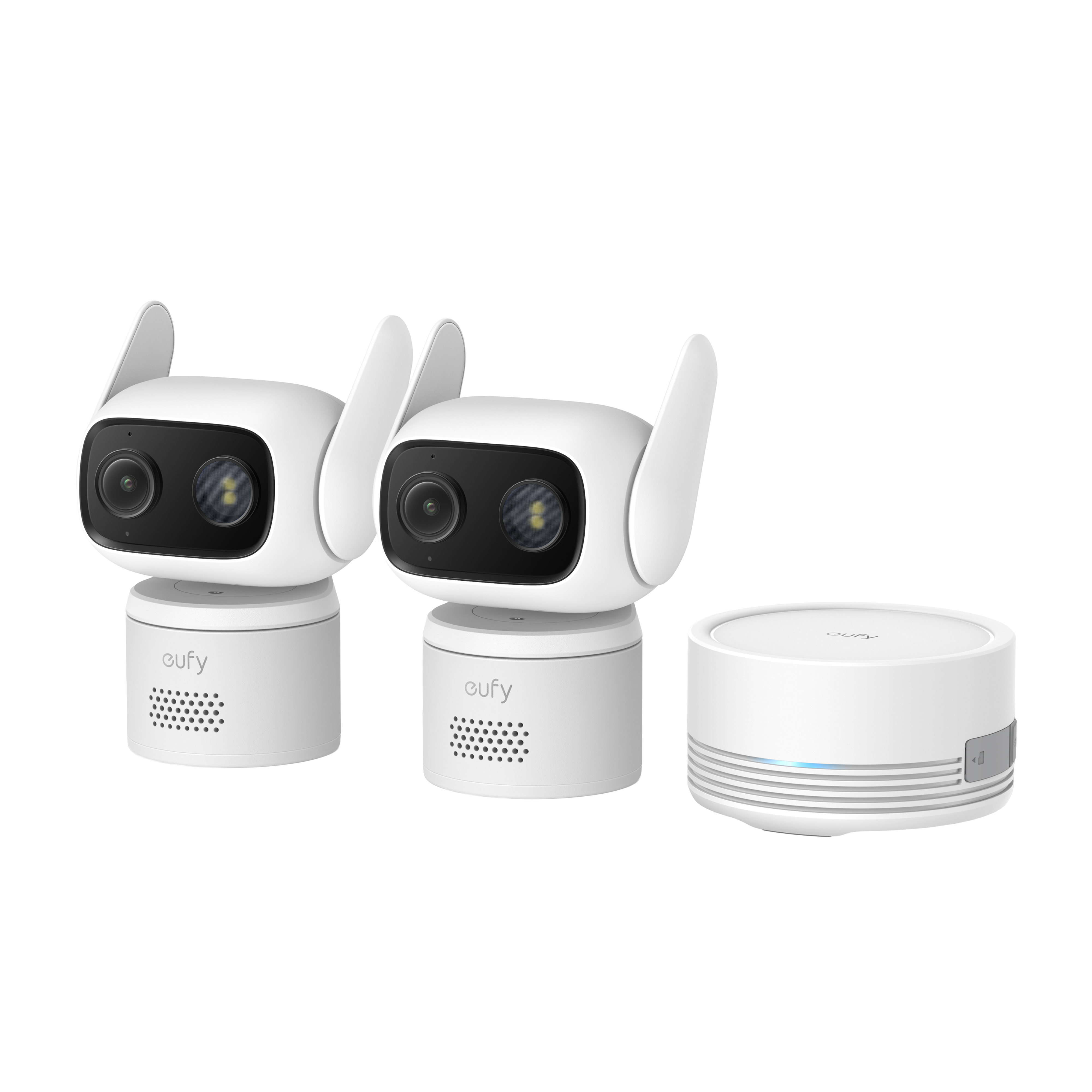 eufy-security-wired-cam-c31-schwenk-neige-kamera-2er-set-mit-homebase-mini-wei image 1