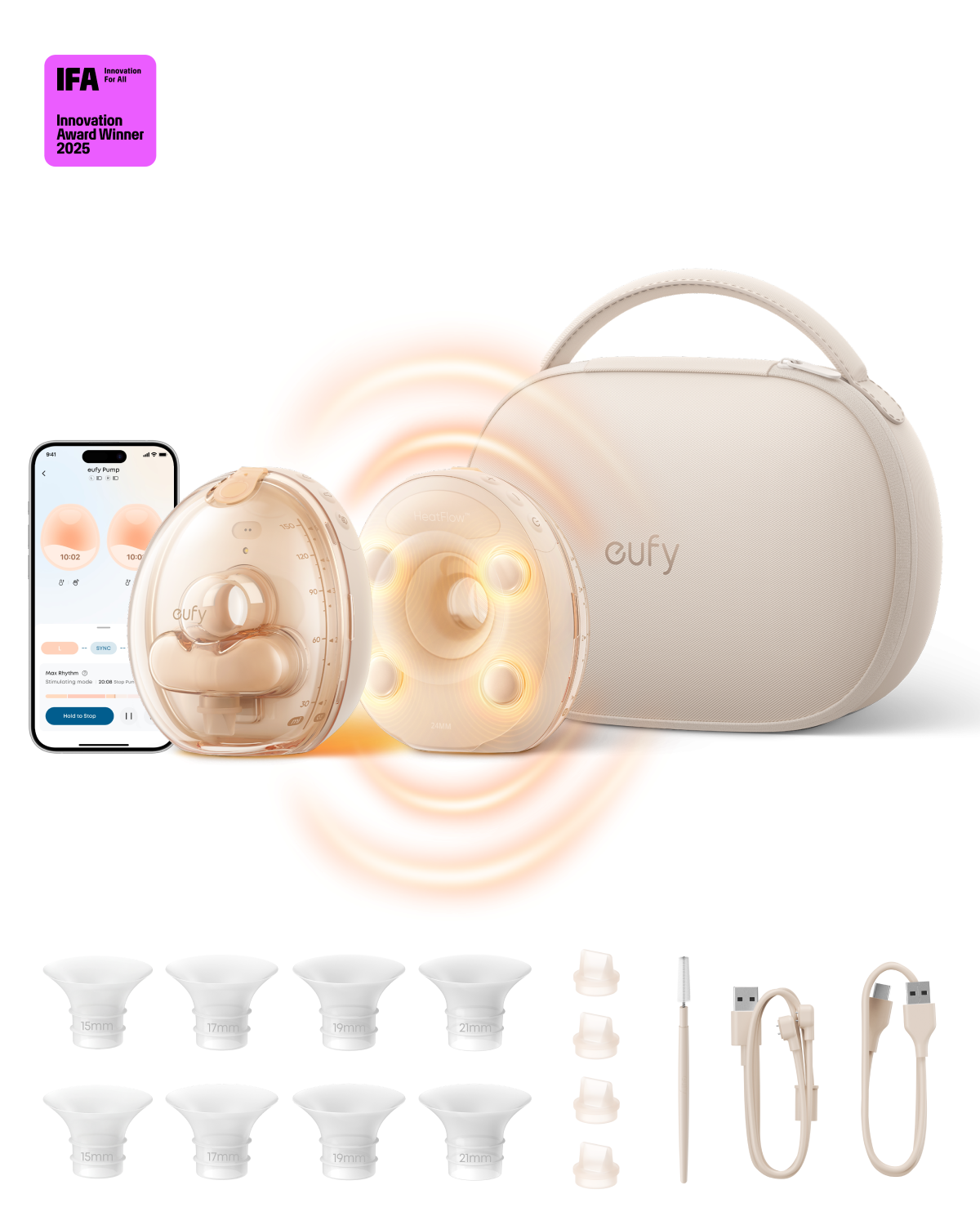 eufy-security-indoor-cam-e30-wearable-breast-pump-s2-pro-bundle image 2
