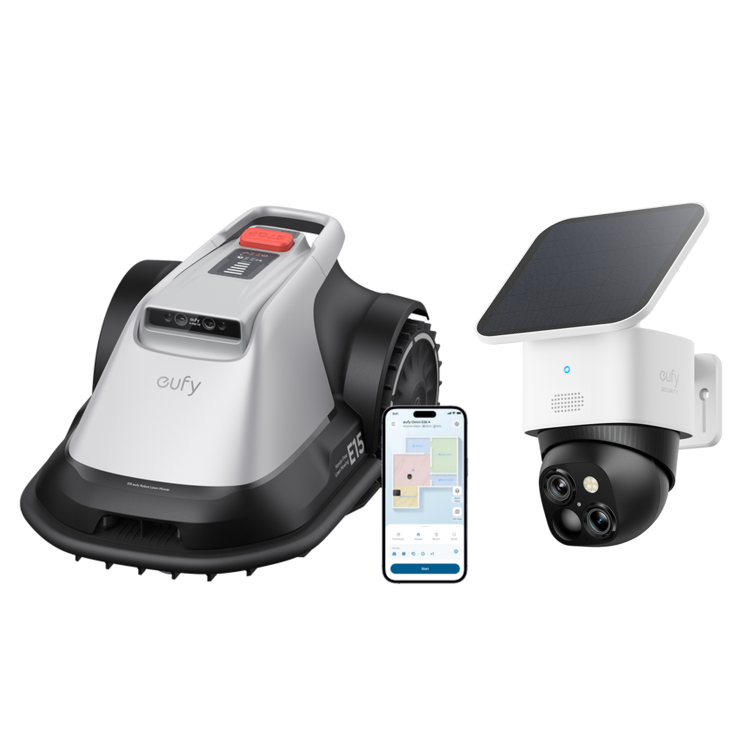 eufy-security-robot-lawn-mower-e15-solocam-s340-bundle-m-hroboter-und-kamera-set image 1