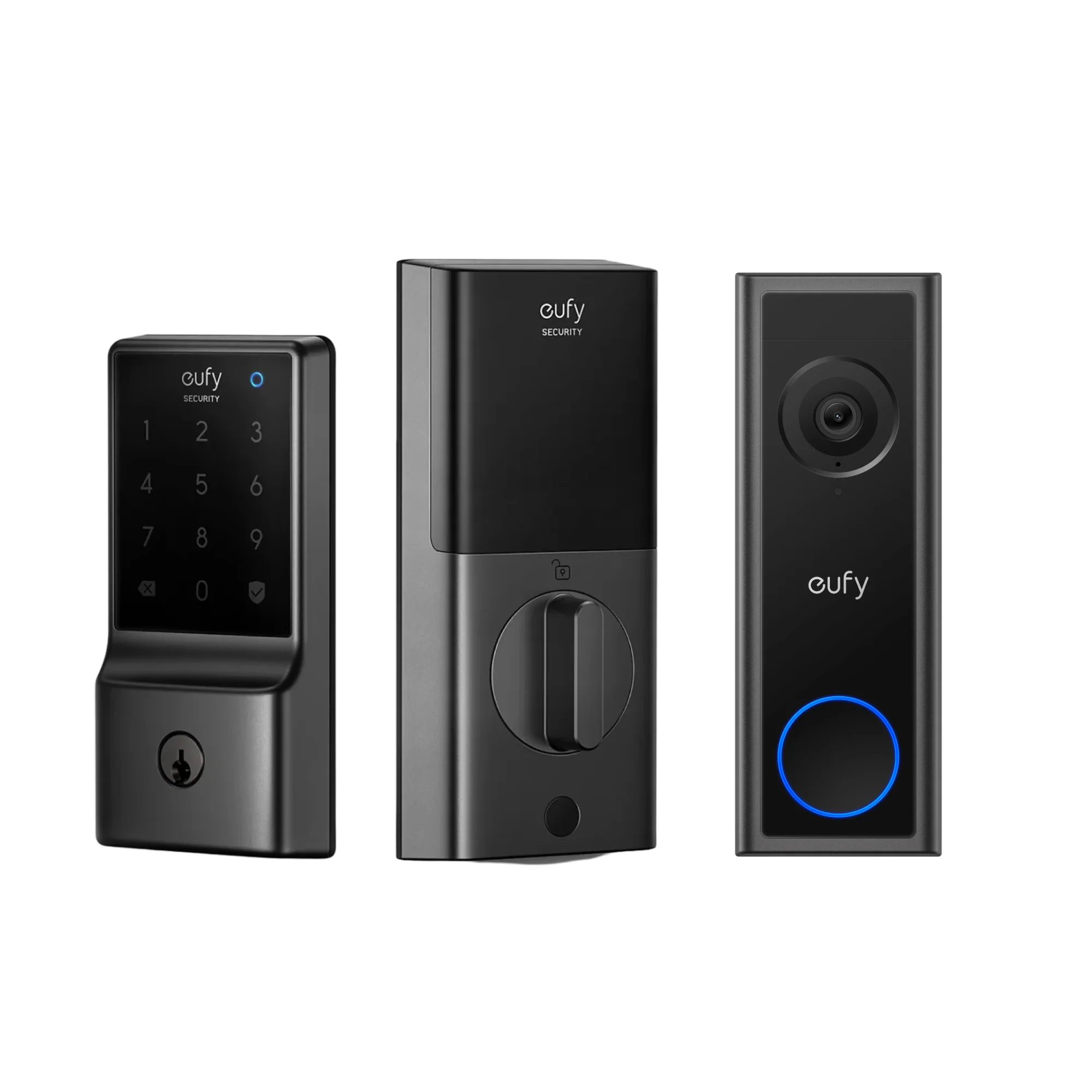 eufy-security-smart-lock-c210-video-doorbell-c30-smart-lock-video-t-rklingel-set image 1