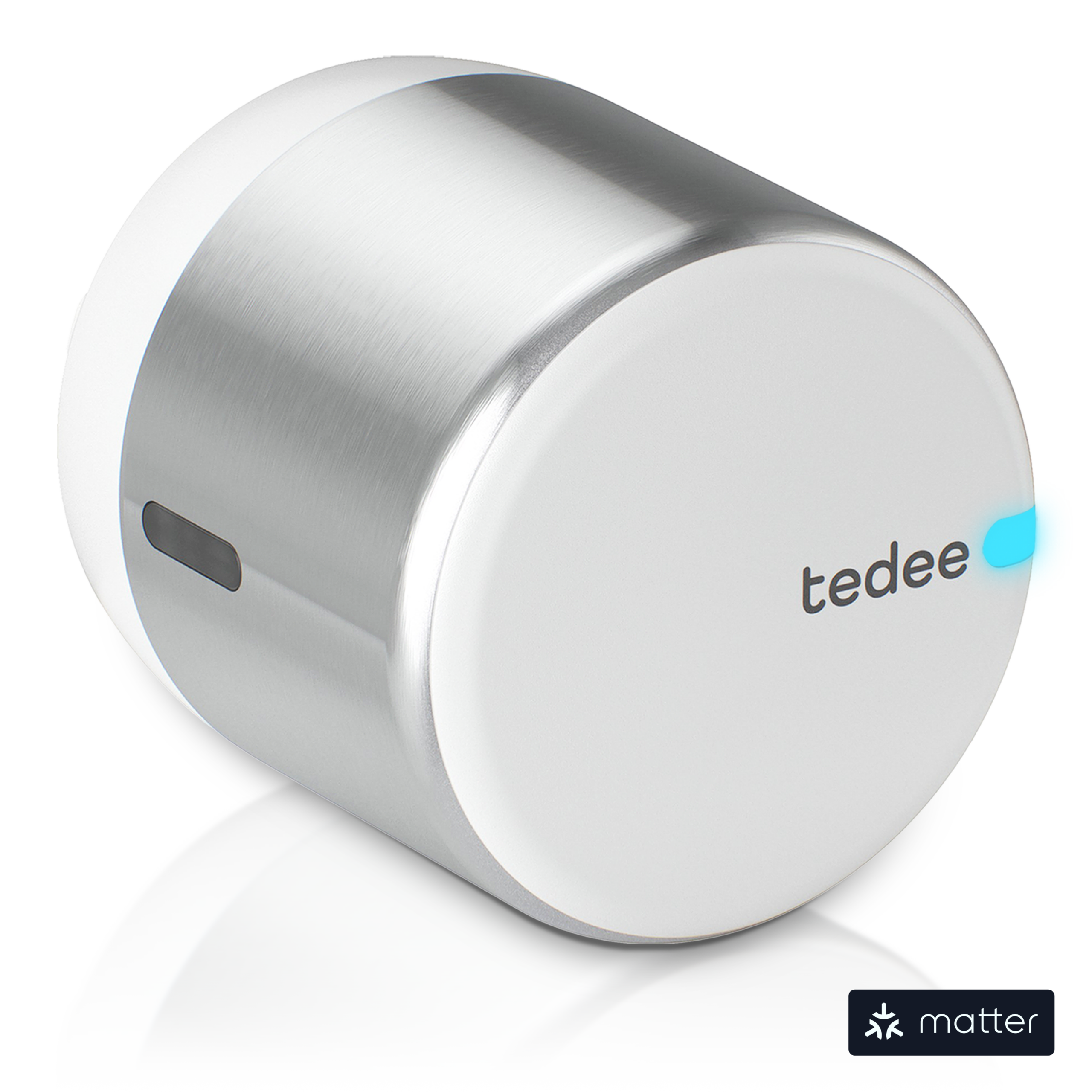 tedee-go2-smart-lock-elektronisches-t-rschloss-silber-alu-wei image 1
