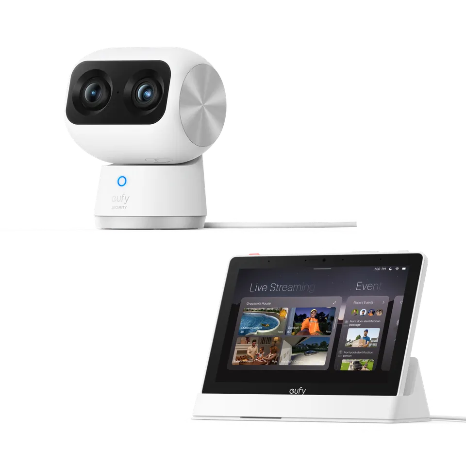 eufy-security-indoor-cam-s350-smart-display-e10-bundle-4k-set image 1