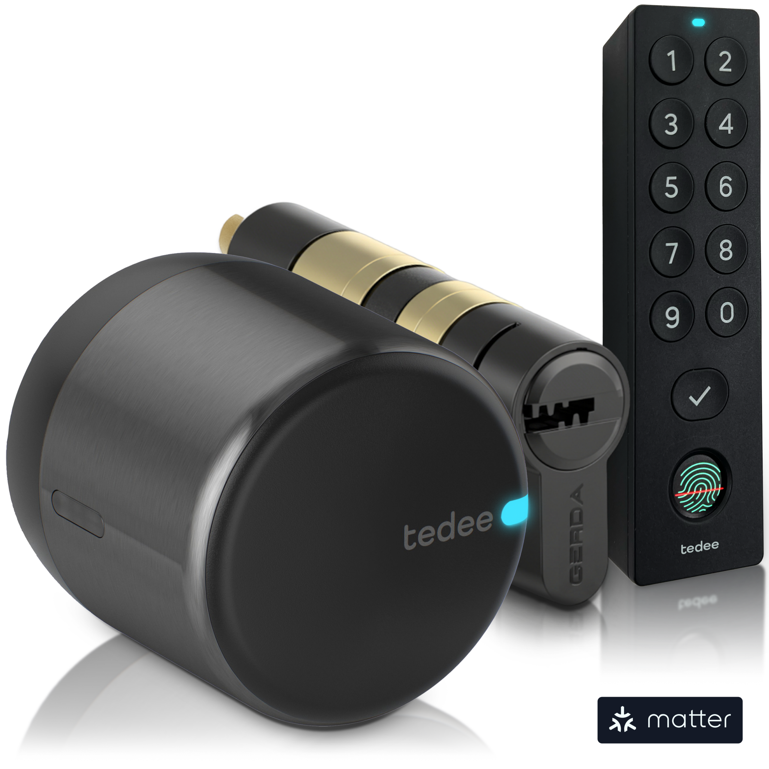 tedee-go2-smart-lock-zylinder-keypad-pro-bundle image 2