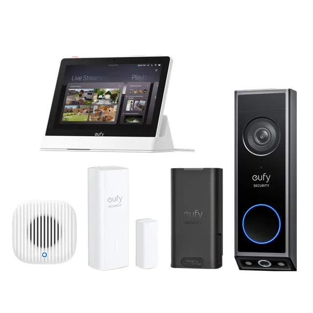 eufy-security-video-doorbell-e340-komplett-set-mit-chime-2-video-t-rklingel image 1