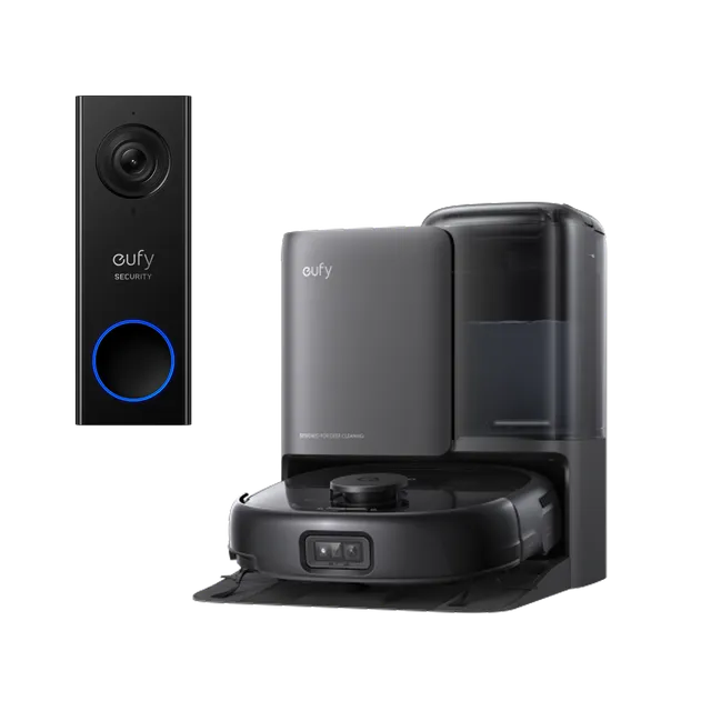 eufy-security-robot-vacuum-omni-e25-video-doorbell-e340-set image 1