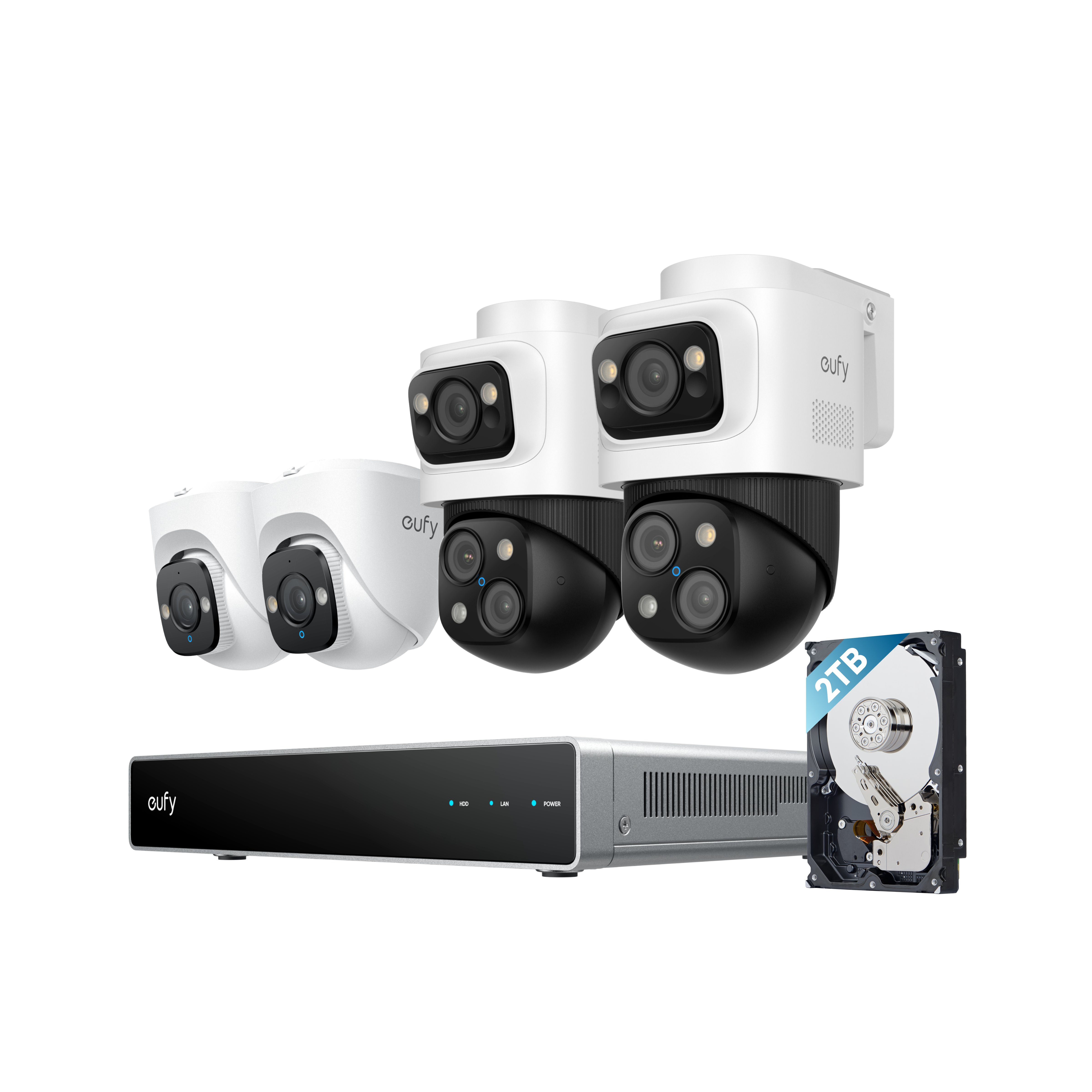 eufy-security-nvr-security-system-s4-4-kamera-poe-set-4k image 1