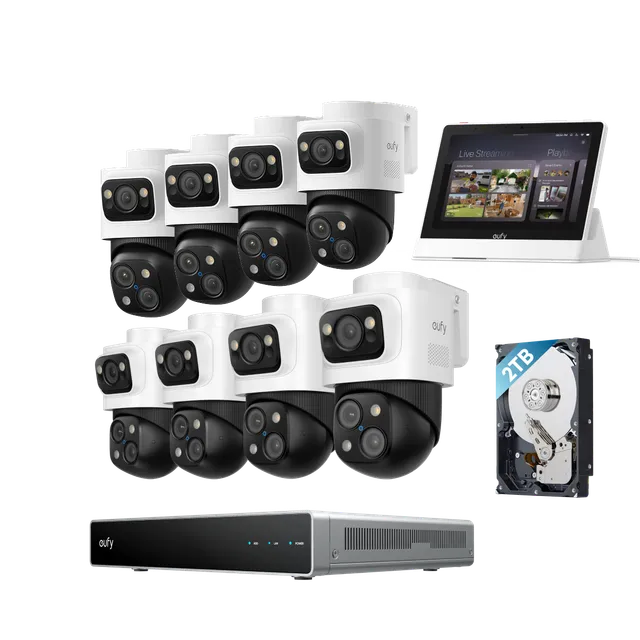 eufy-security-s4-max-poe-nvr-system-smart-display-8-kamera-set image 1