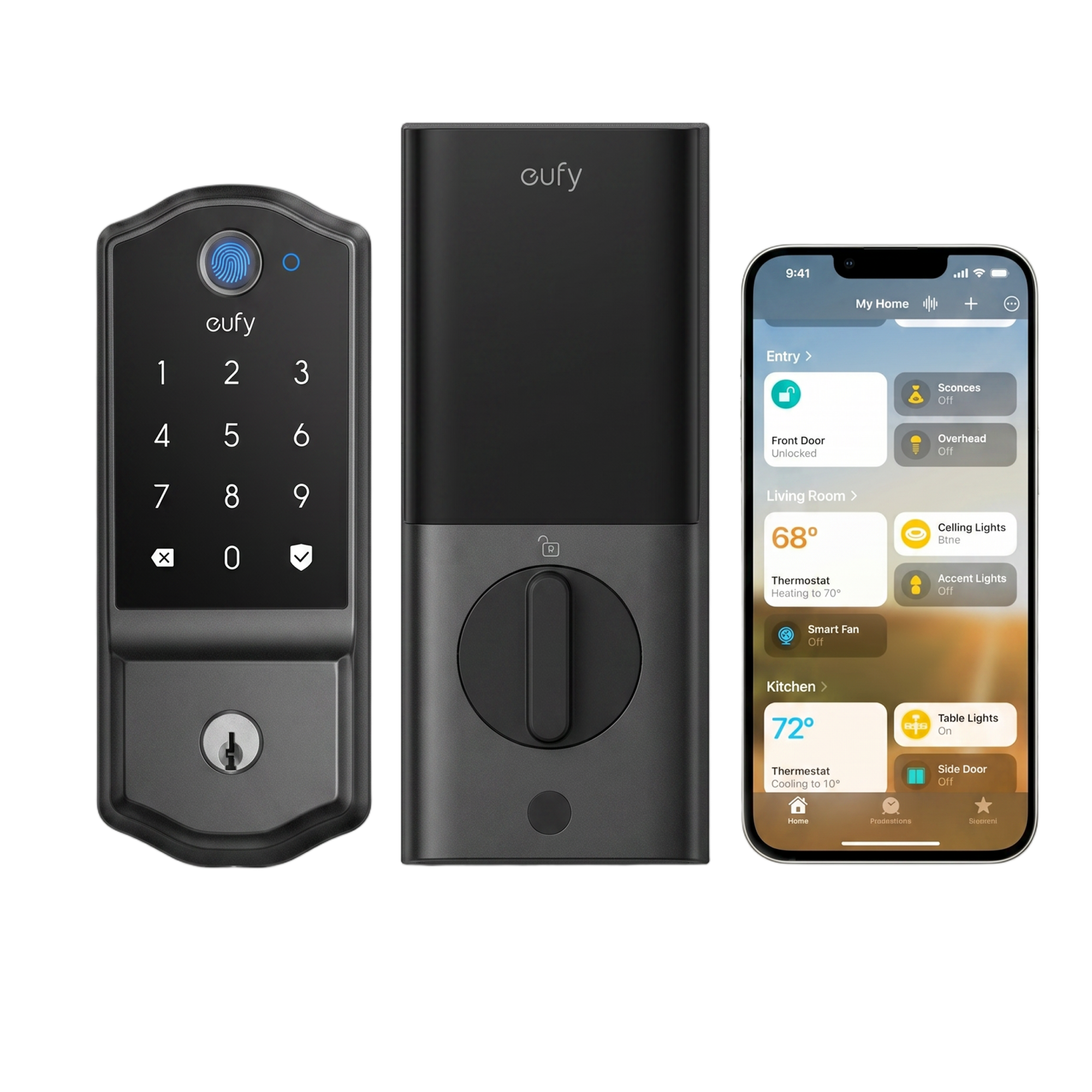 eufy-smart-lock-e32-fingerprint-t-rschloss-mit-apple-home-alexa-und-google image 1
