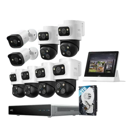 eufy-security-poe-nvr-s4-max-bullet-ptz-cam-s4-e40-smart-display image 1
