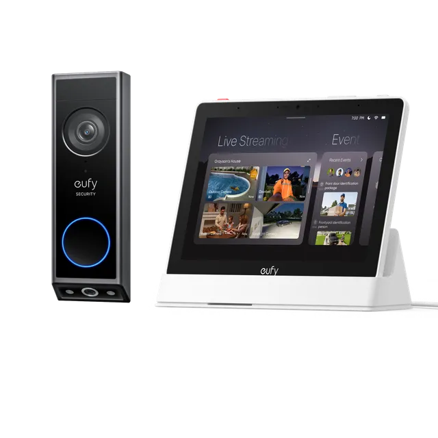 eufy-security-smart-display-e10-video-doorbell-e340-video-t-rklingel-set image 1