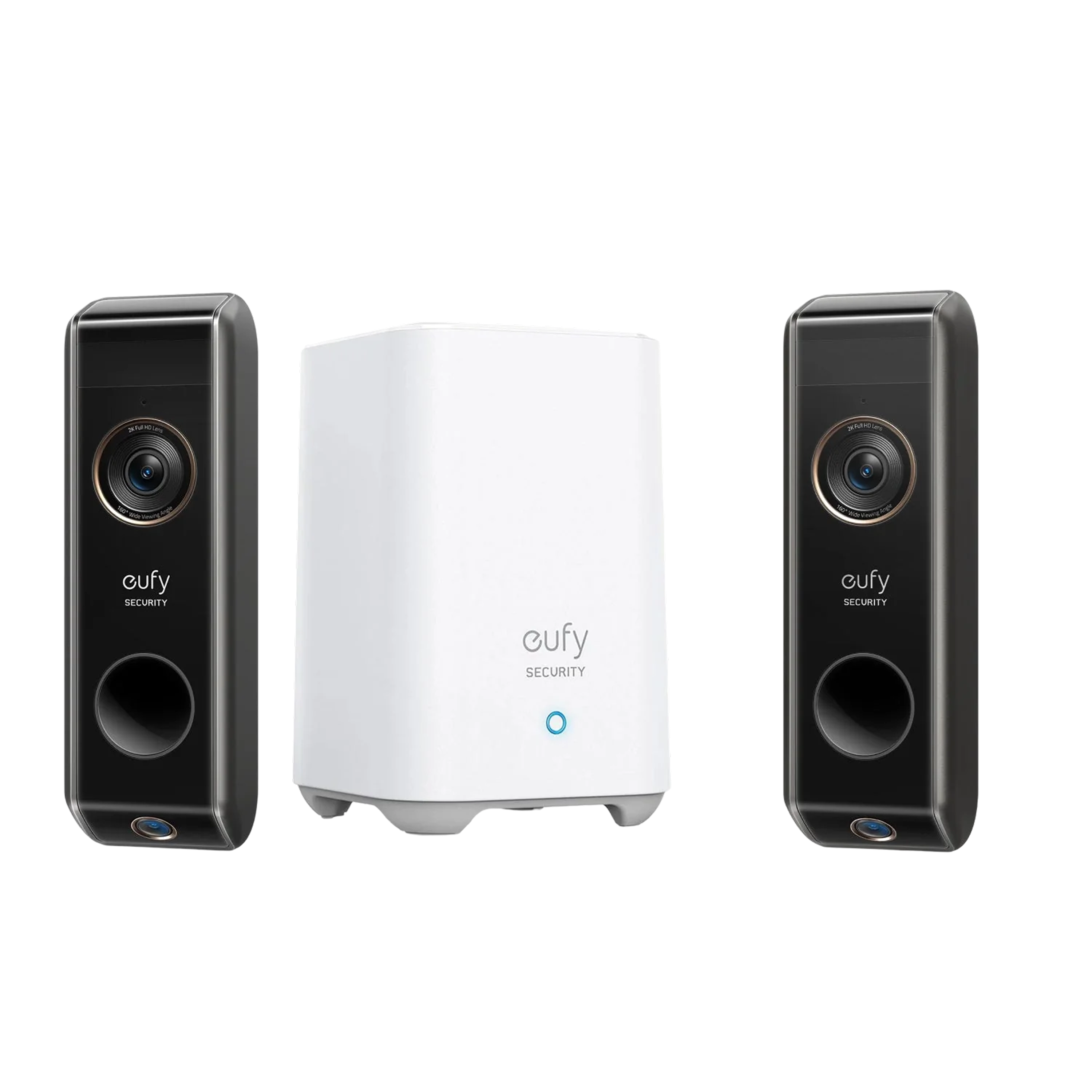 eufy-security-2x-video-doorbell-dual-add-on-homebase-3-s380-set image 1