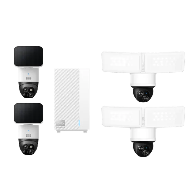 eufy-security-family-outdoor-4-cam-kit-mit-homebase-professional-s1 image 1