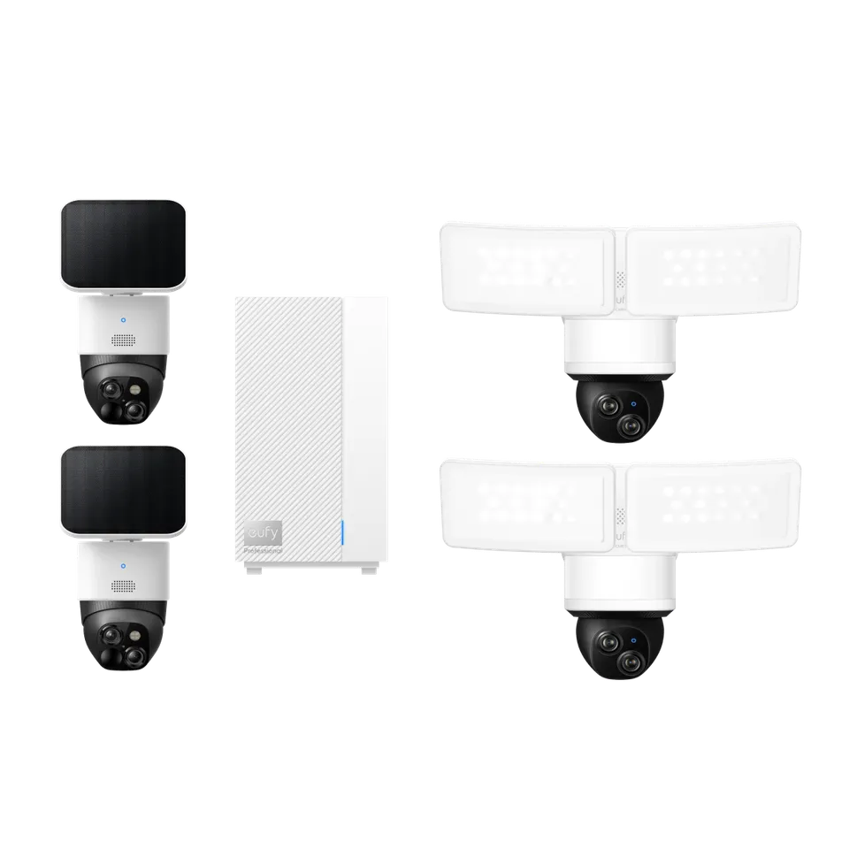eufy-security-family-outdoor-4-cam-kit-mit-homebase-professional-s1 image 1