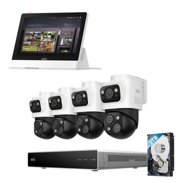 eufy-security-s4-max-nvr-system-smart-display-e10-bundle-4k image 1