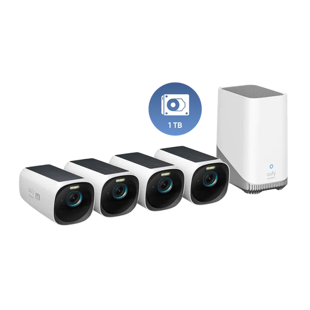 eufy-security-eufycam-s330-eufycam-3-4-kamera-set-homebase-3-1-tb-festplatte image 1
