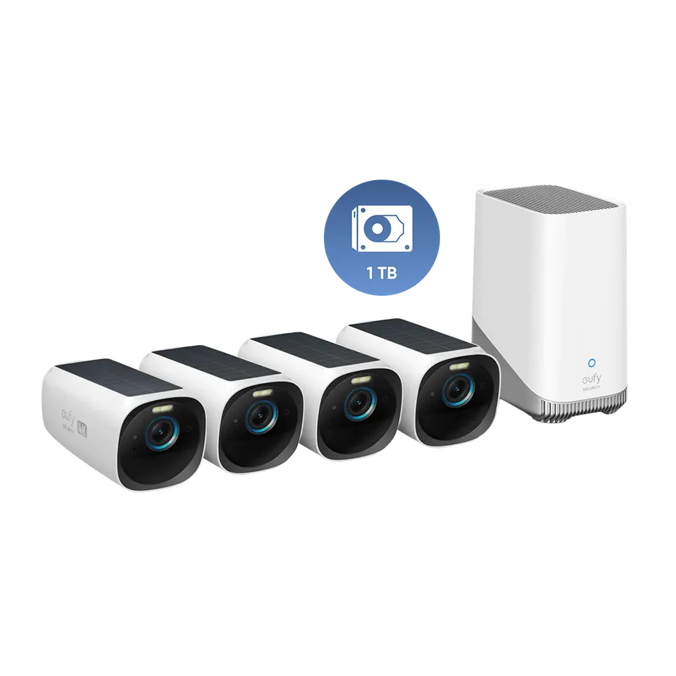 eufy-security-eufycam-s330-eufycam-3-4-kamera-set-homebase-3-1-tb-festplatte image 1