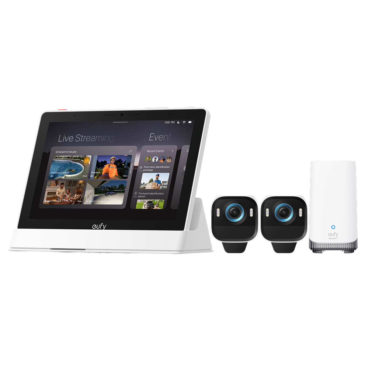 eufy-security-smart-display-eufycam-s3-pro-2er-set-4k-solar-berwachungskamera-se image 2