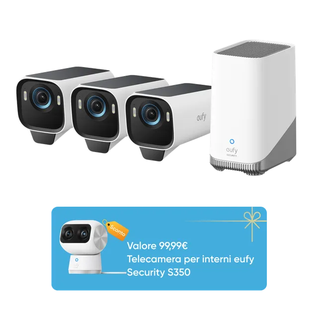 eufy-security-eufycam-s3-pro-3-kamera-kit-indoor-cam-s350-set image 1