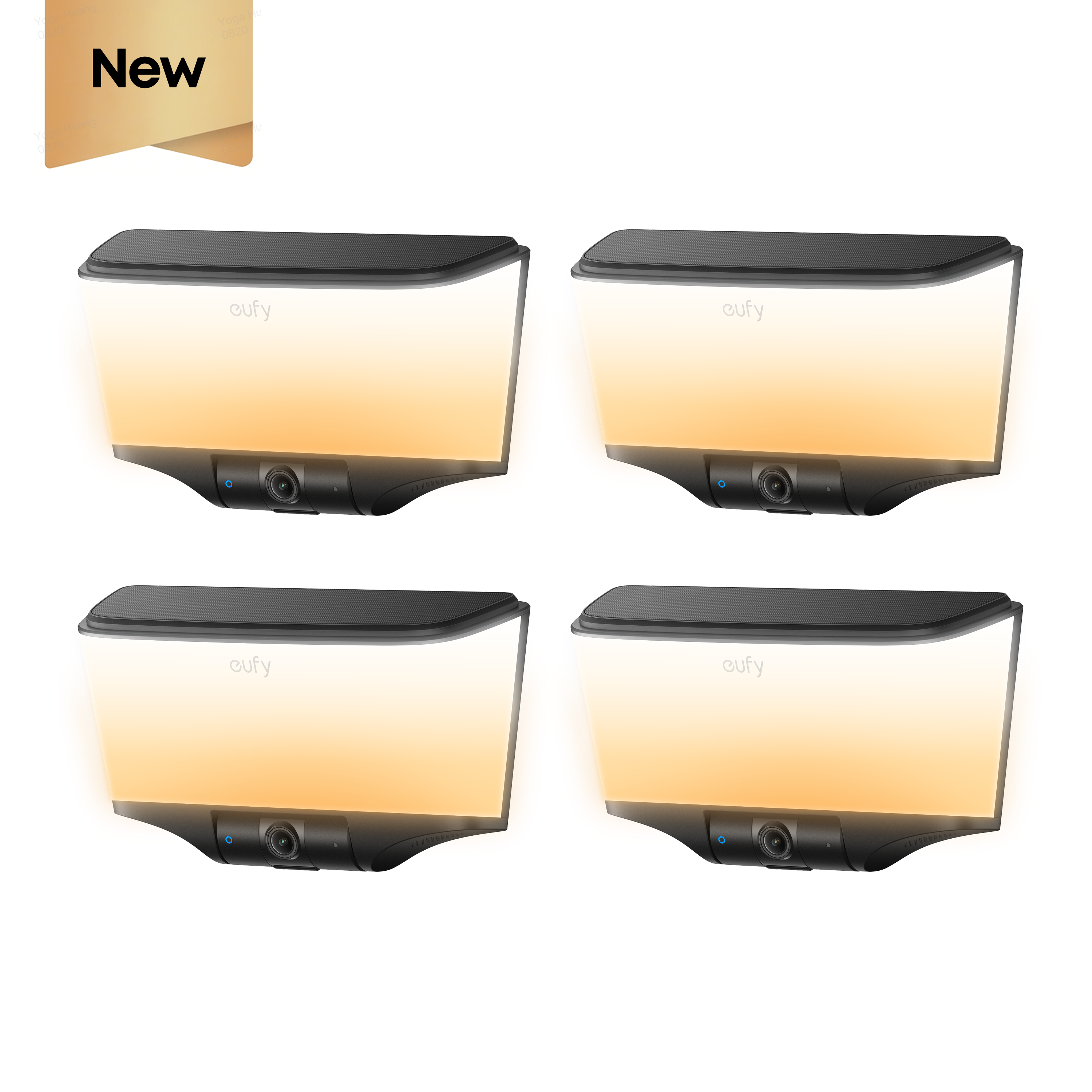 eufy-security-wall-light-cam-s4-wandleuchten-kamera-4er-pack image 1