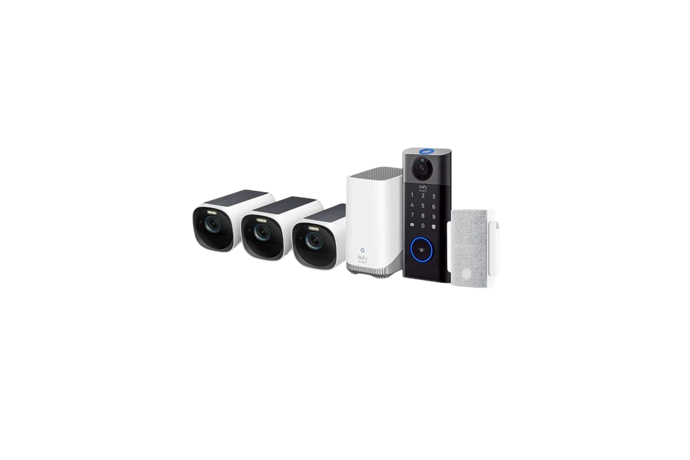 eufy-security-eufycam-3-three-pack-video-smart-lock-combo image 1