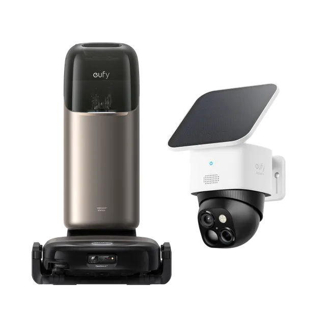 eufy-security-hydrojet-s2-saug-und-wischroboter-solocam-s340-bundle image 1