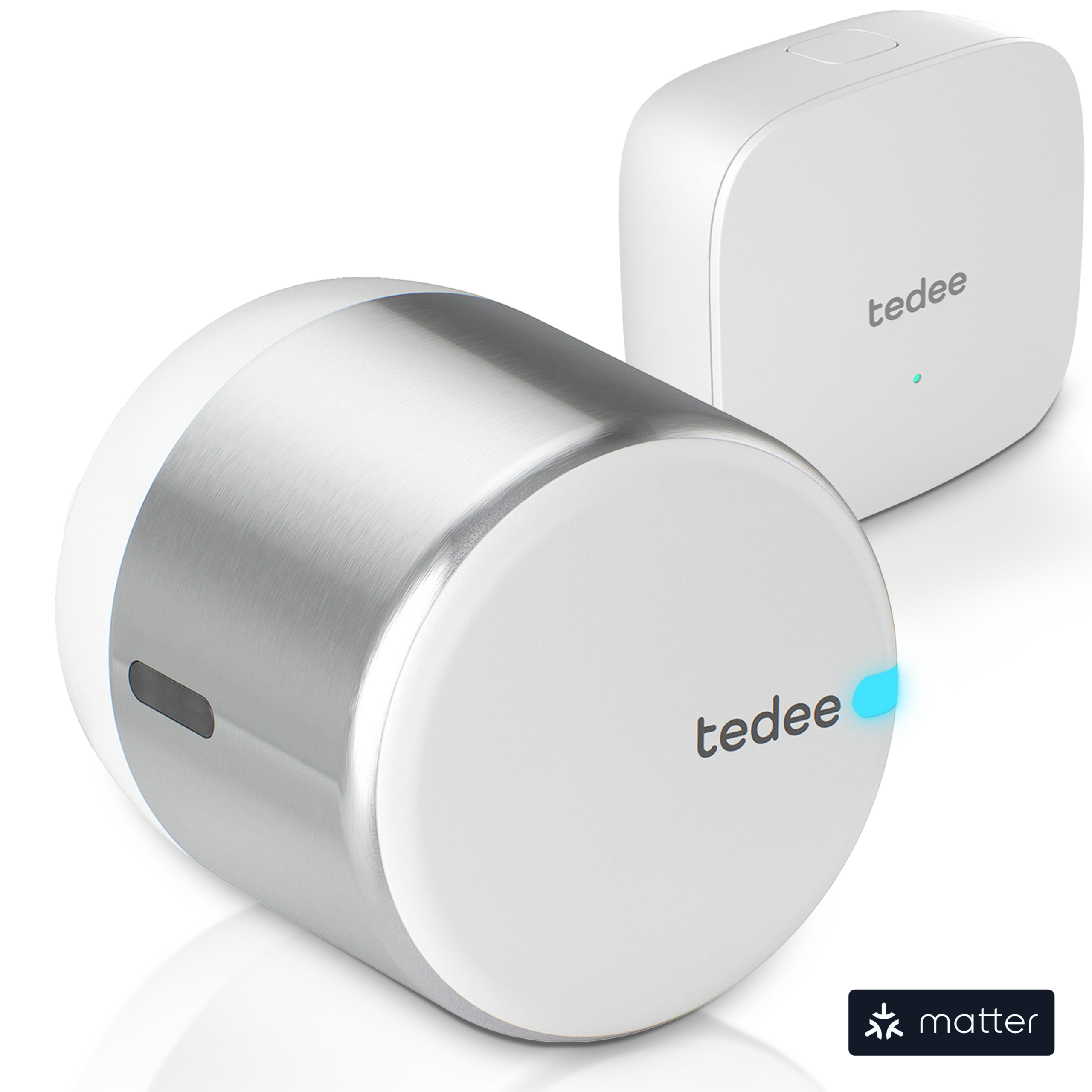 tedee-go2-bridge-bundle-smart-lock-set-mit-zylinder image 1