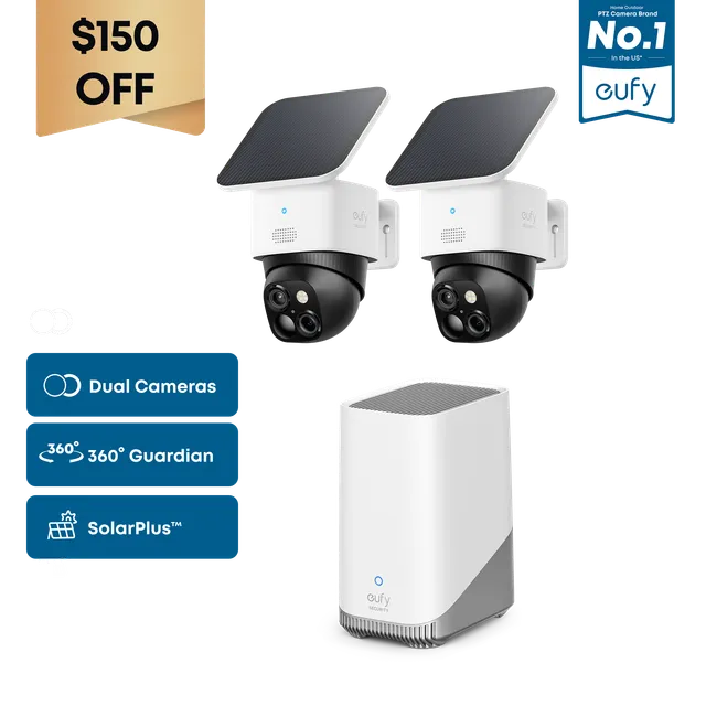 eufy-security-solocam-s340-2er-pack-homebase-s380-3k-solar-360 image 1