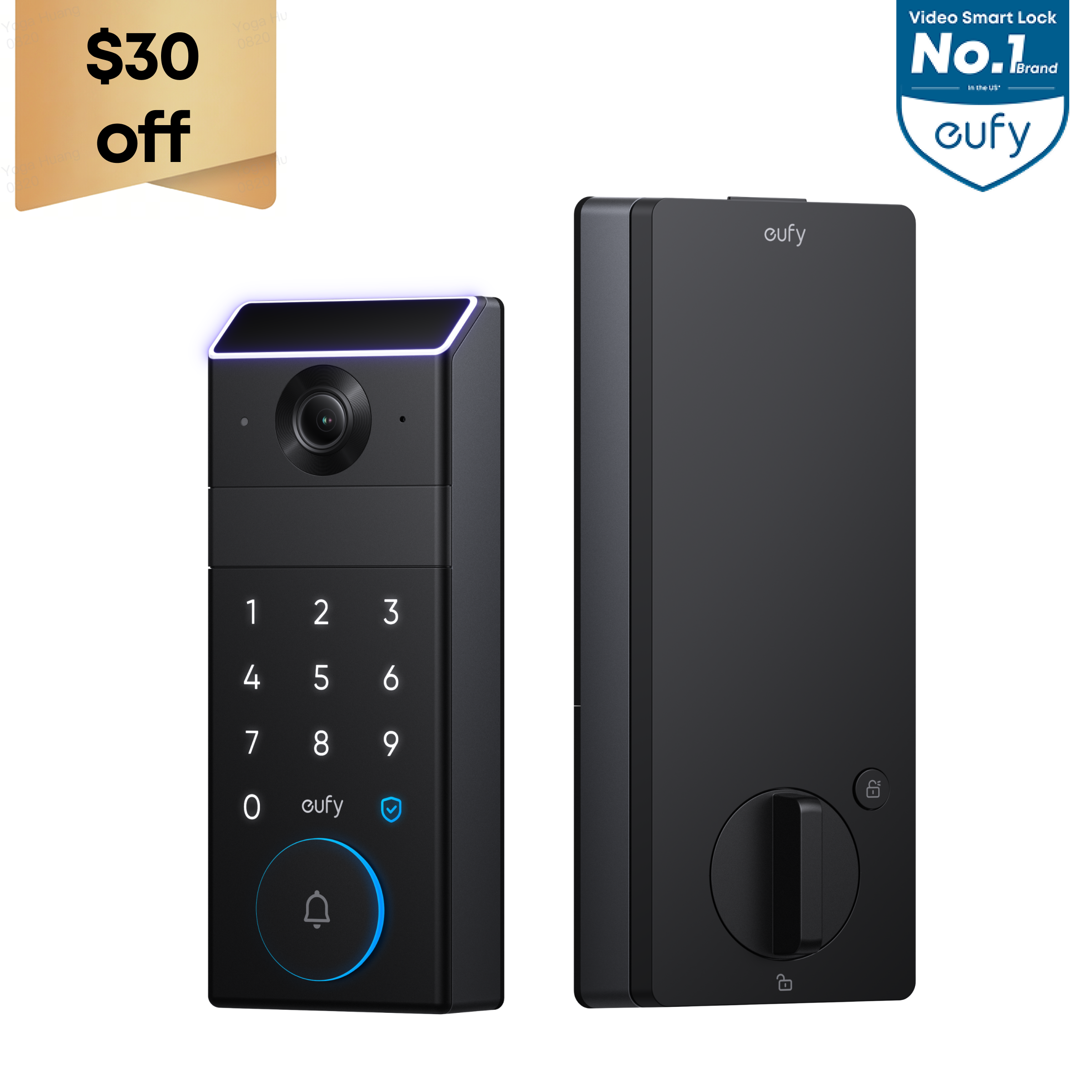 eufy-security-familock-s3-smart-lock-mit-handvenen-scan-und-2k-doorbell image 1