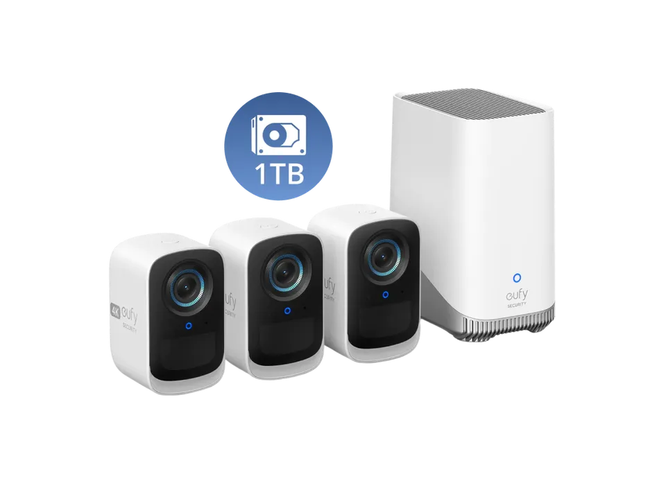 eufy-security-eufycam-s300-eufycam-3c-3-cam-kit-1-tb-festplatte image 1