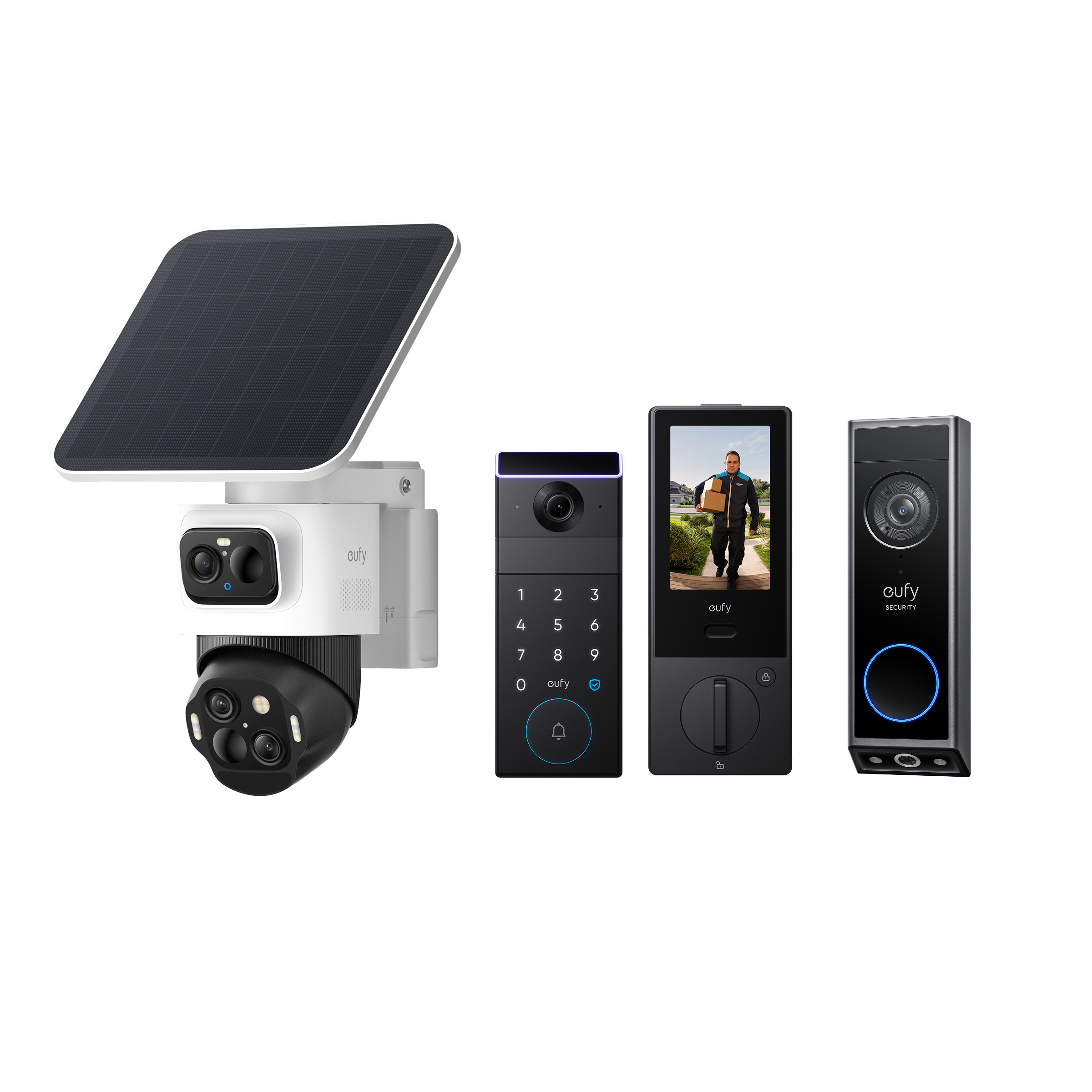 eufy-security-eufycam-s4-familock-s3-max-video-doorbell-e340-smart-zutritts-set image 1
