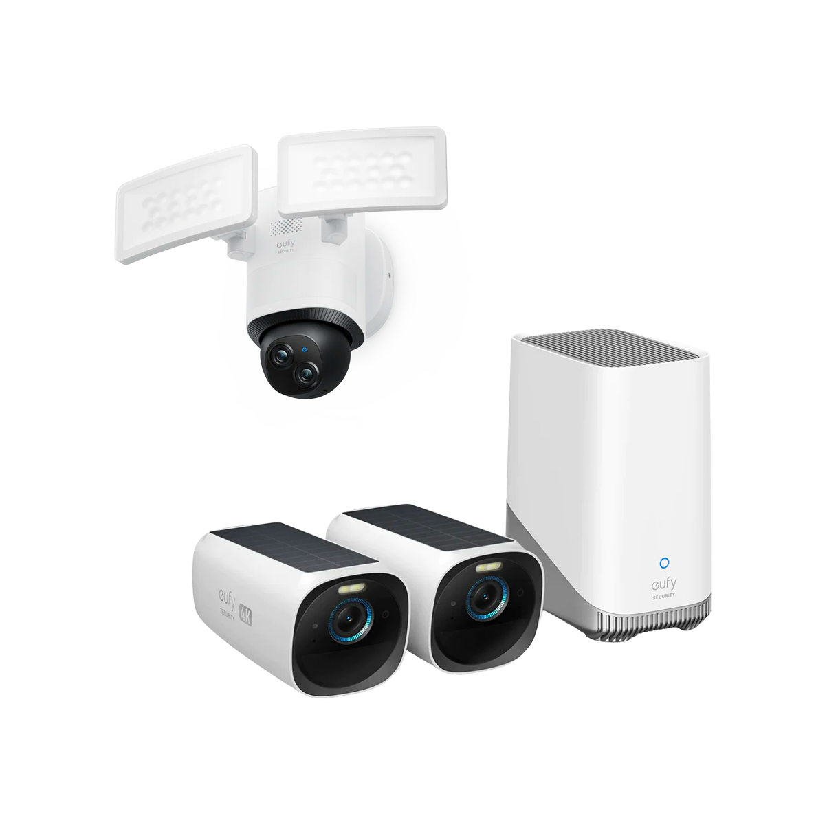 eufy-security-eufycam-s330-eufycam-3-floodlight-e340-4k-solar-set-mit-flutlicht image 1