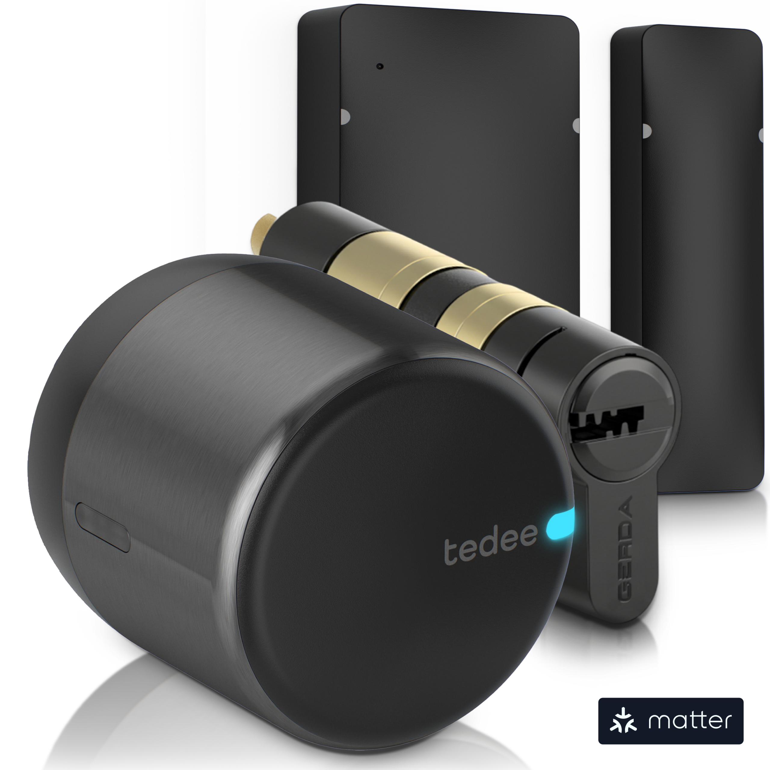 tedee-go2-door-sensor-zylinder-bundle-smart-lock-set-mit-t-rsensor image 2