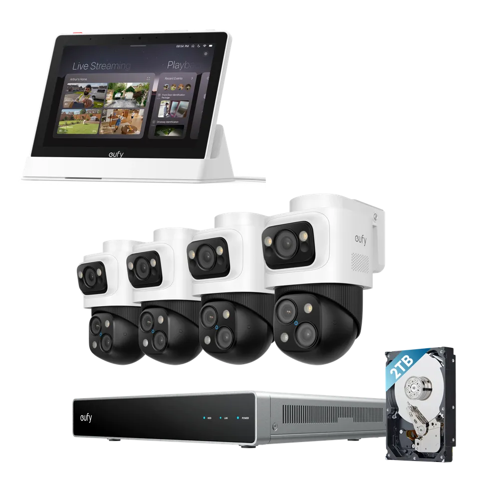 eufy-security-smart-display-e10-poe-nvr-s4-max-16mp-triple-lens-set image 1