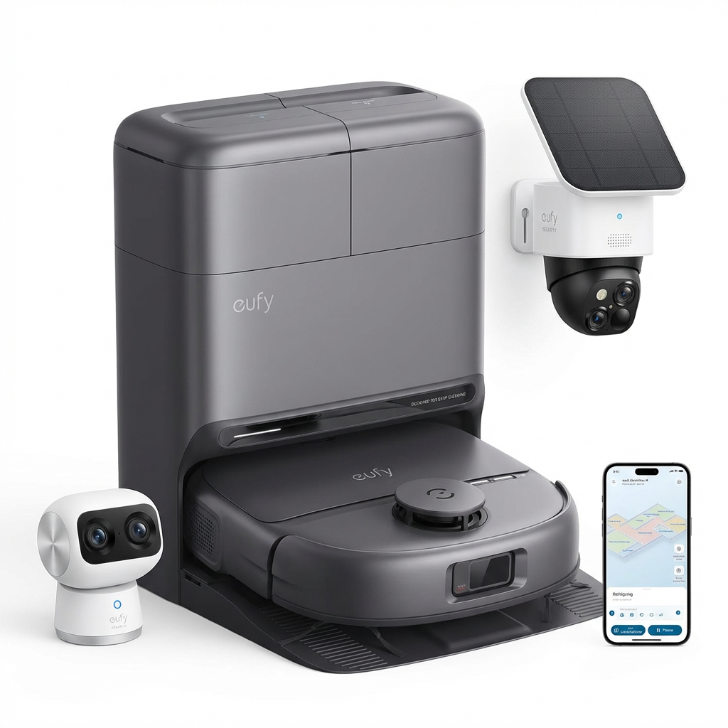 eufy-security-omni-c28-saugroboter-solocam-s340-indoor-cam-s350-set image 1