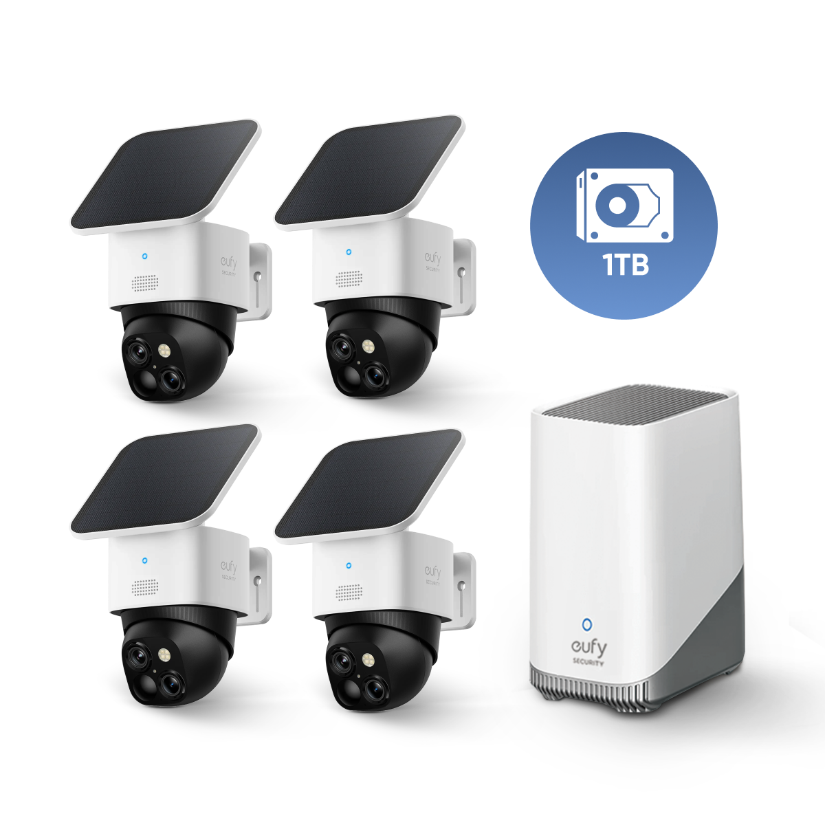 eufy-security-solocam-s340-4er-set-homebase-s380-1-tb-3k-360-solar-set image 2