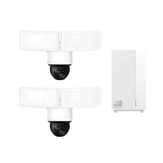 eufy-security-floodlight-camera-e340-2-cam-kit-homebase-professional-s1-flutlich image 1