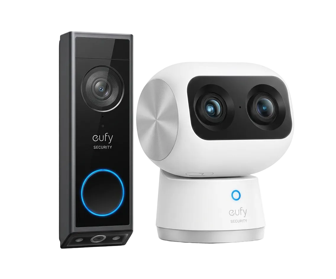 eufy-security-indoor-cam-s350-video-doorbell-e340-t-rklingel-set image 1