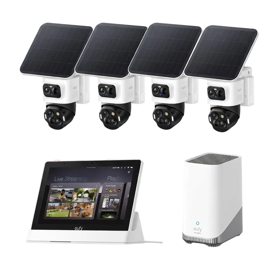 eufy-security-eufycam-s4-4er-set-homebase-3-display image 1