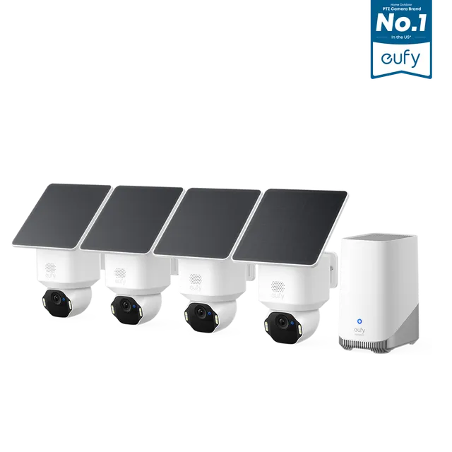 eufy-security-solocam-e42-4-cam-kit-4k-mit-homebase-s380 image 1