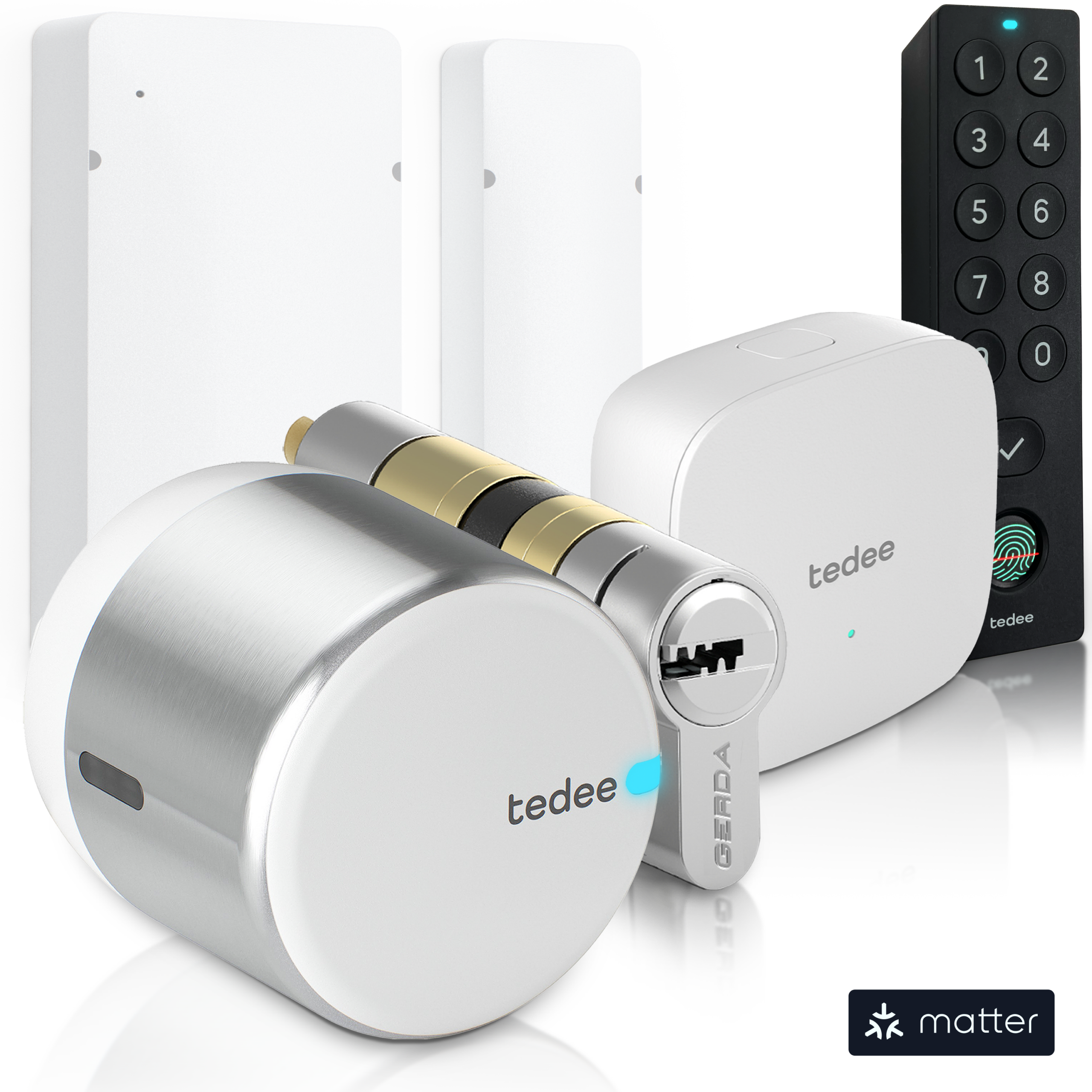 tedee-go2-door-sensor-cylinder-full-bundle-smart-lock-bridge-keypad-pro image 3