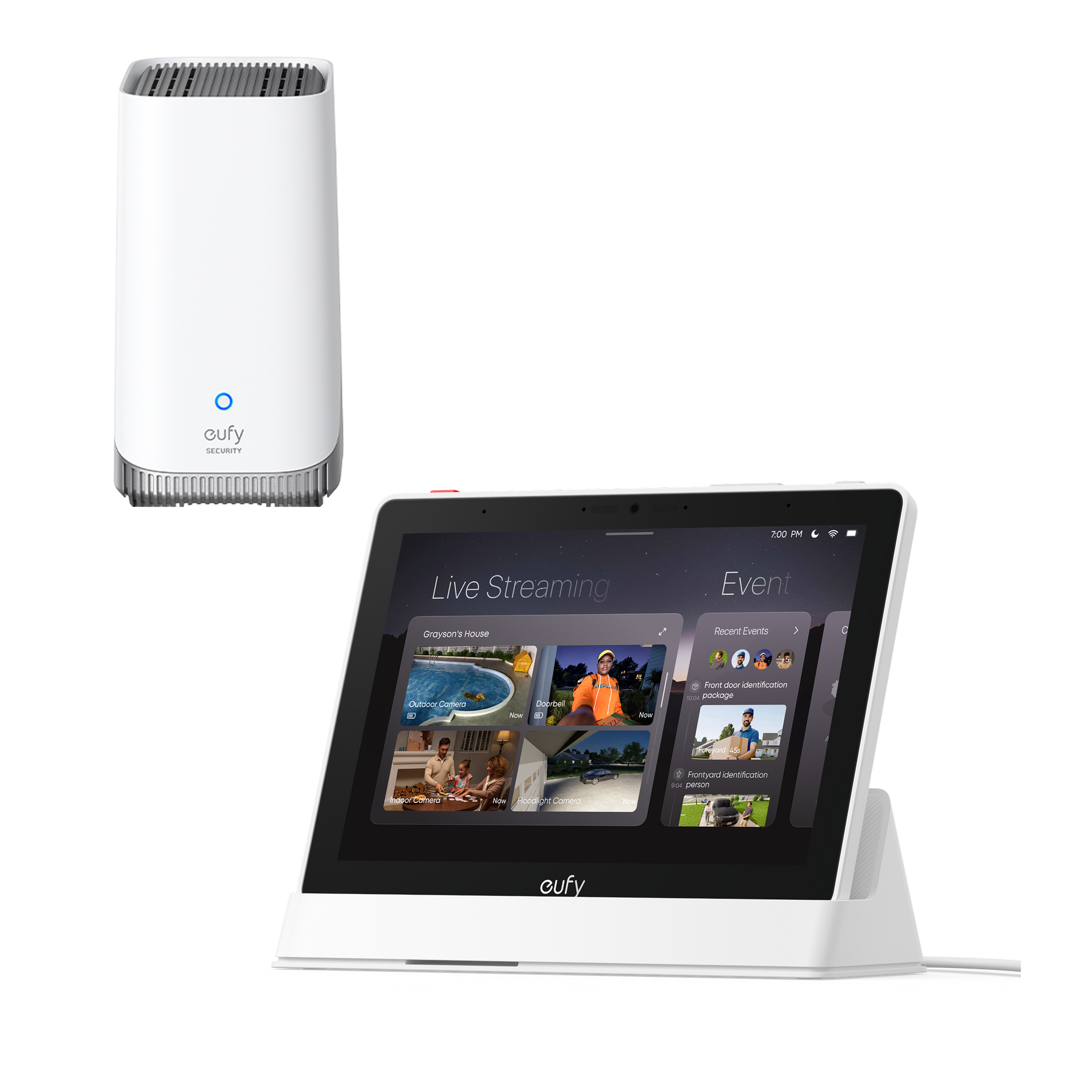 eufy-security-smart-display-e10-steuerzentrale-mit-4-fach-live-ansicht image 8