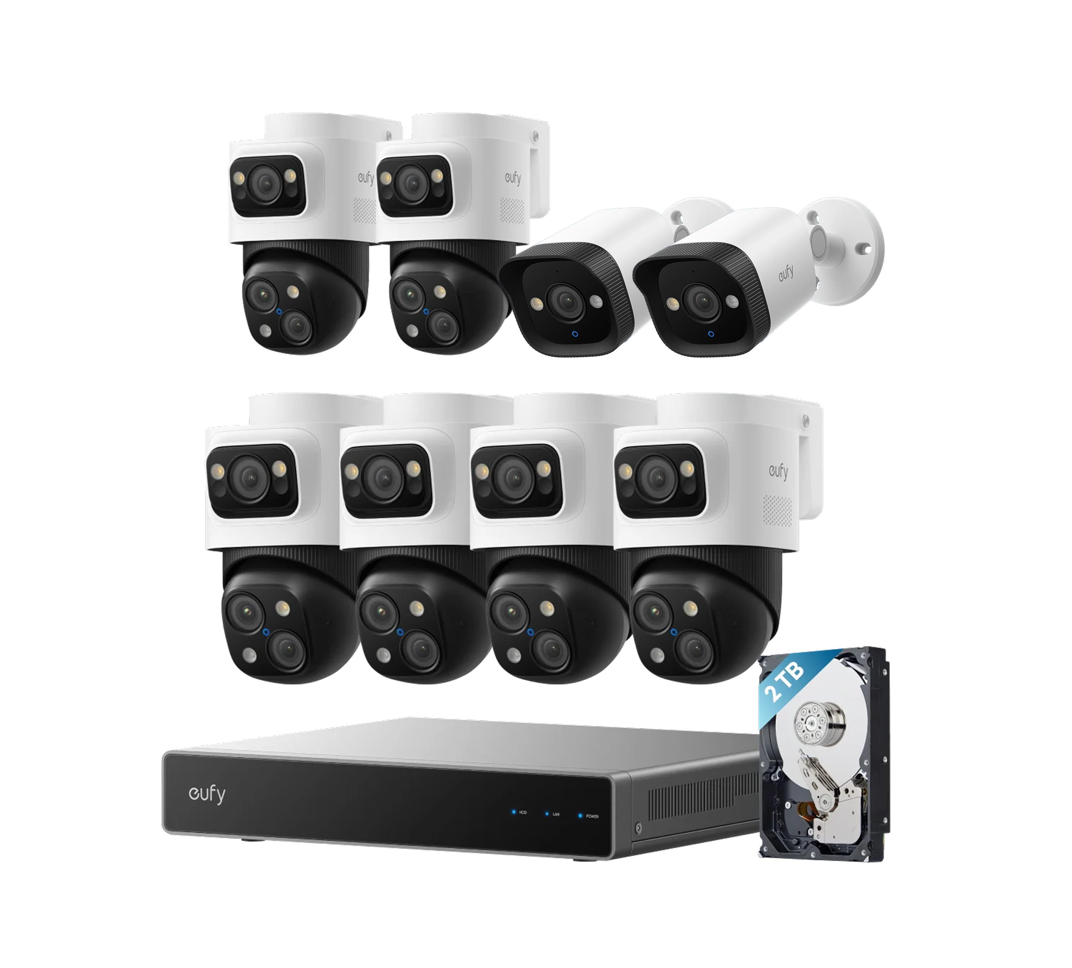 eufy-security-s4-max-poe-nvr-8-kamera-set-mit-bullet-ptz-und-e40 image 1