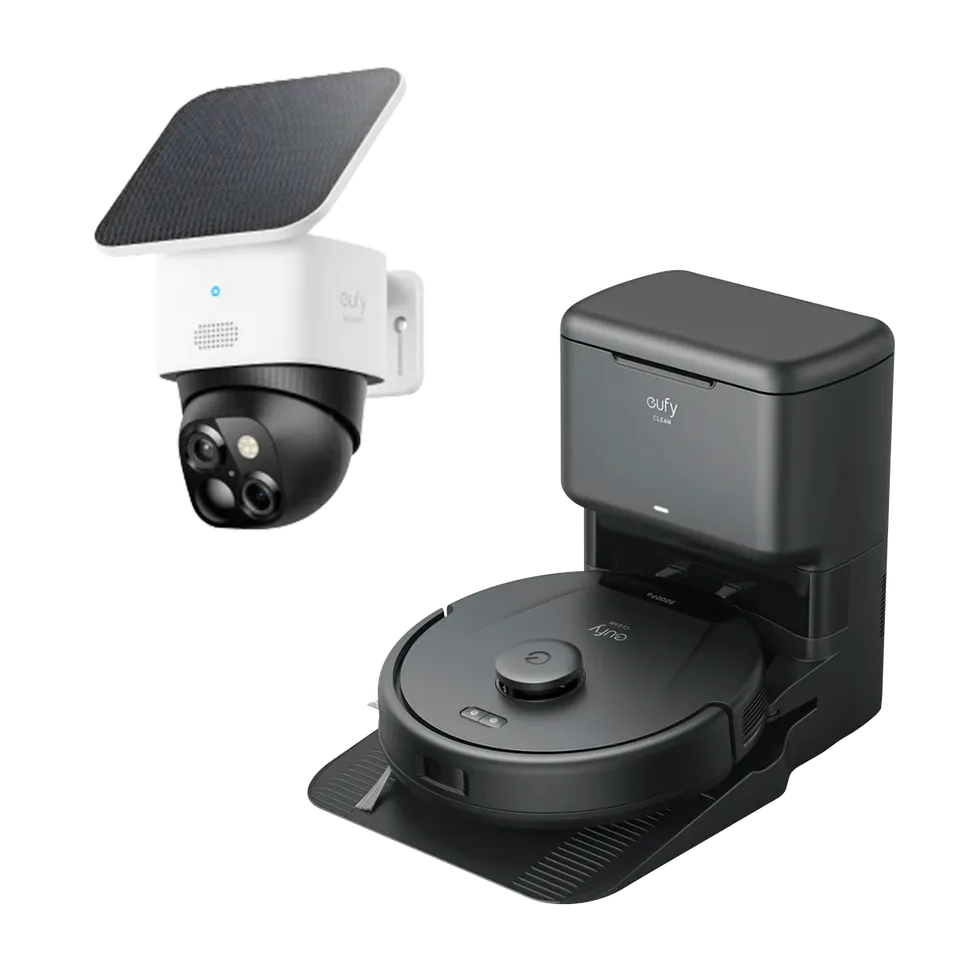 eufy-security-solocam-s340-berwachungskamera-eufy-clean-l60-saugroboter-set image 1