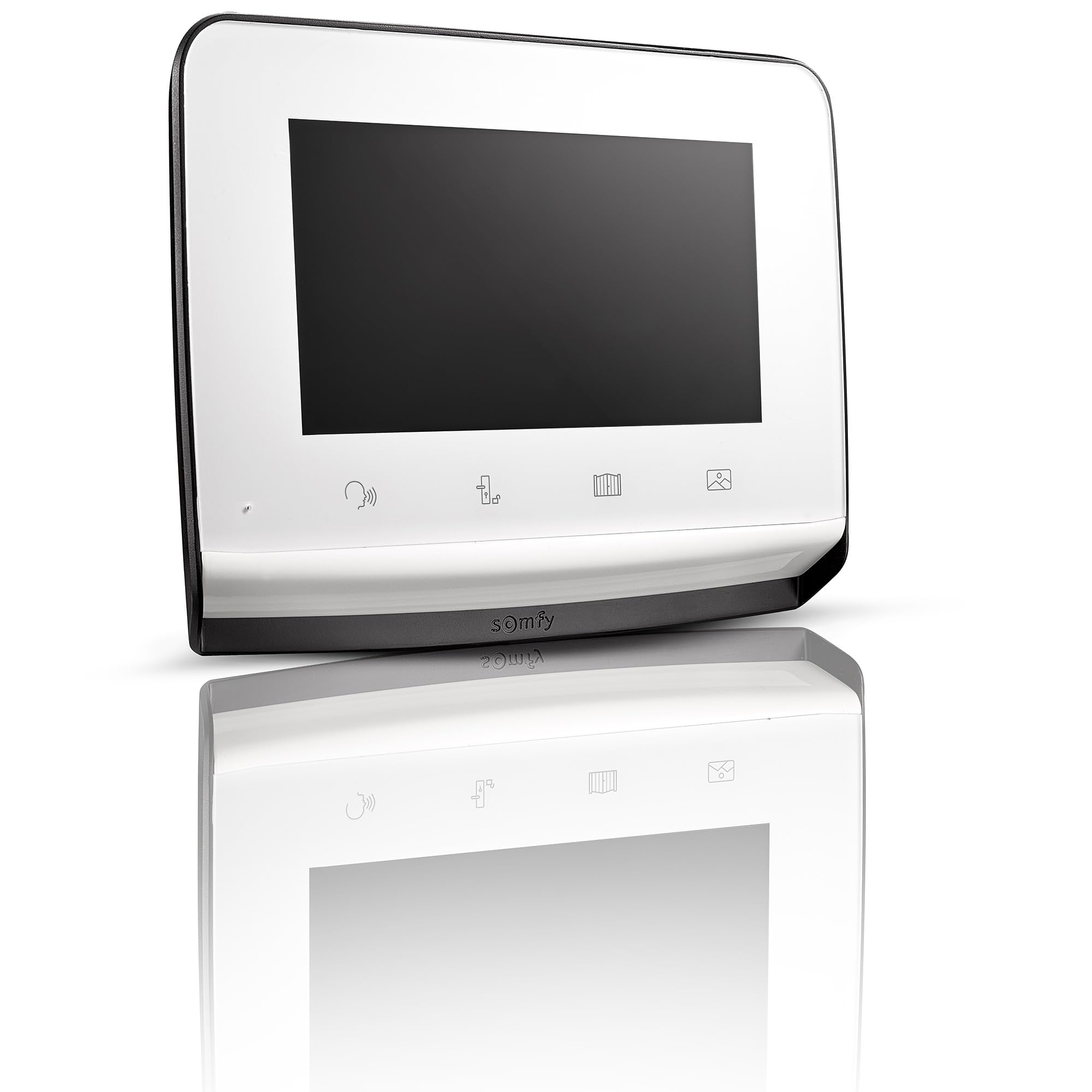 somfy-1870997-zusatzmonitor-v350-video-t-rsprechanlage-7-zoll-wei image 1