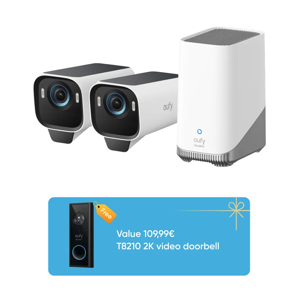 eufy-security-eufycam-s3-pro-2-cam-kit-video-doorbell-s220-add-on-funk-au-enkame image 1