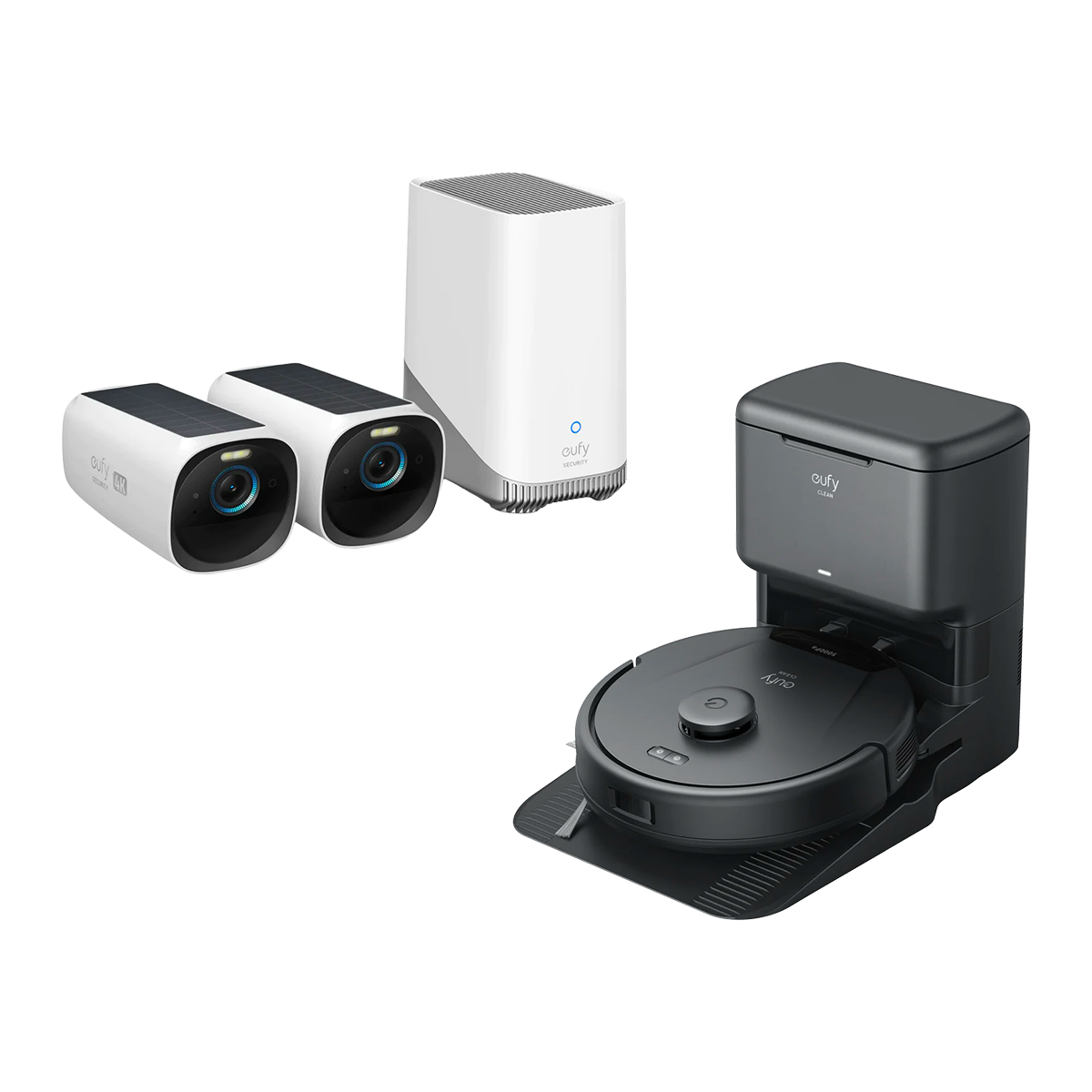 eufy-security-eufycam-s330-eufycam-3-4k-set-eufy-clean-l60-saugroboter-mit-absau image 1
