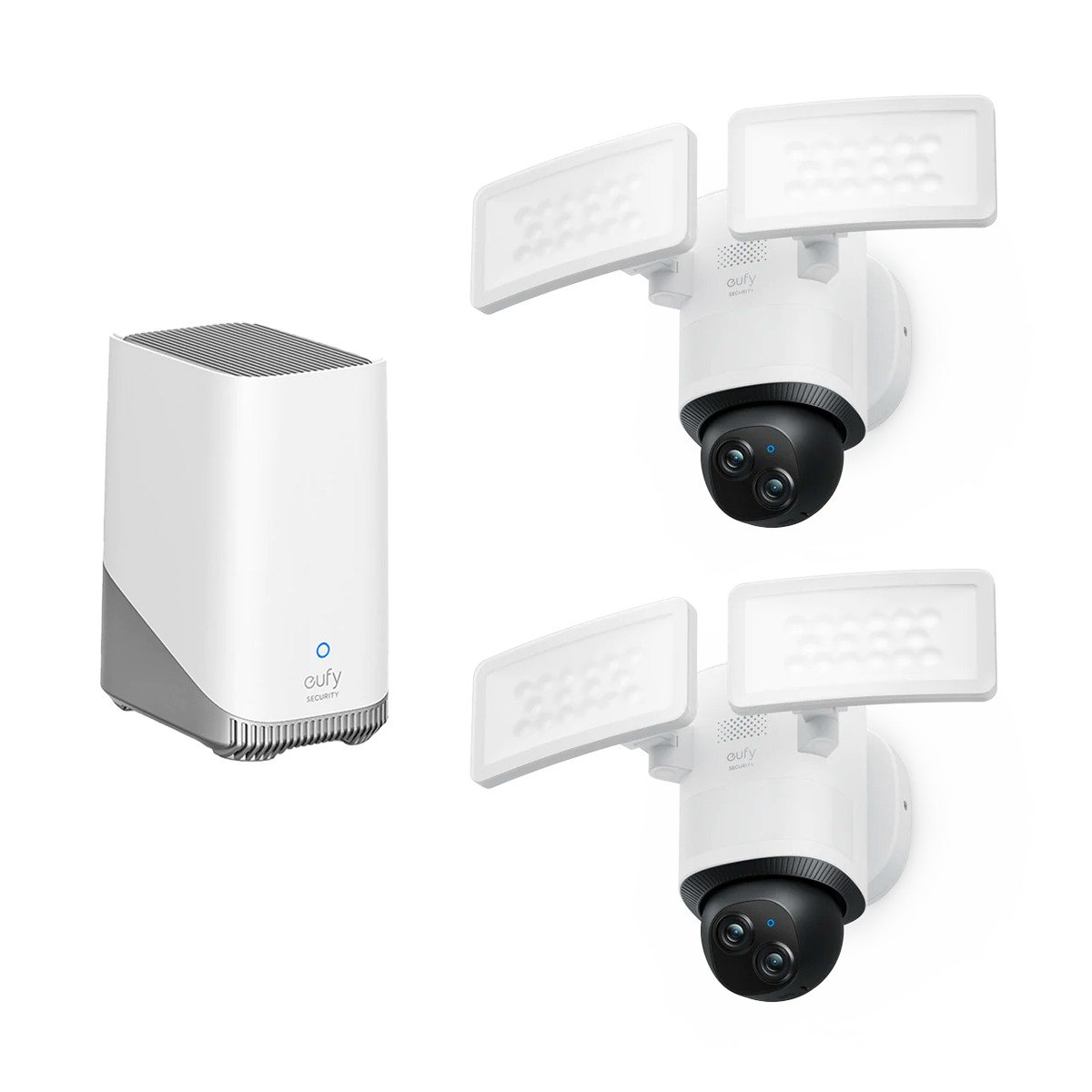 eufy-security-floodlight-camera-e340-2-cam-pack-homebase-s380-flutlicht-kamera-s image 1