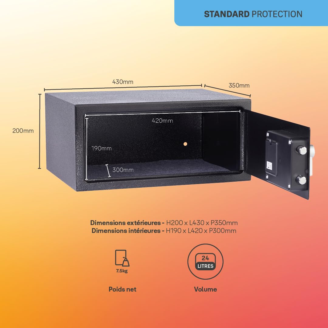 yale-ysv-250-db2-medium-elektronischer-m-beltresor-16-3l image 5