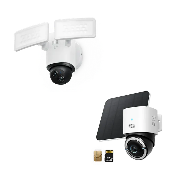 eufy-security-4g-lte-cam-s330-floodlight-camera-e340-set image 1